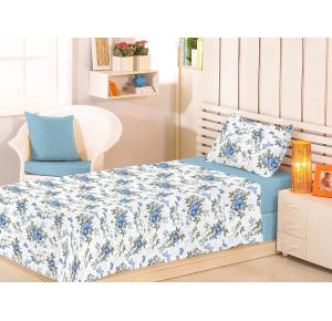 Jogo de cama de Solteiro 200 Fios Fiori - (7861)