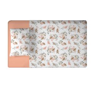Jogo de cama de Solteiro 200 Fios Fiori - (7861)