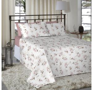 Jogo de Cama Queen Size 300 Fios Nova América - Antonela (7902)