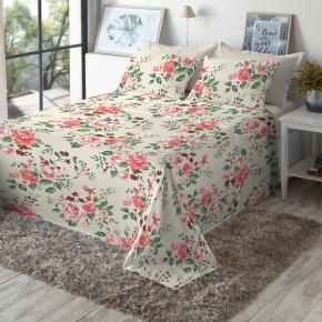 Jogo de Cama King Size 130 Fios Fiori - Vania (7316-3)