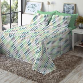 Jogo de Cama Casal 150 Fios Fiori - Fred (7396)