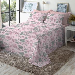 Jogo de Cama Queen Size 130 Fios Fiori - Esther (7432)