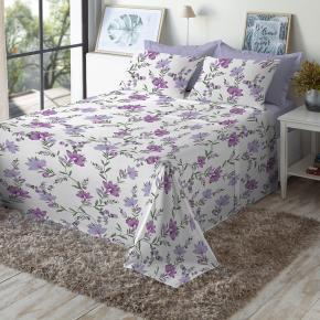 Jogo de Cama Casal 130 Fios Fiori - Valentina (7625-1)
