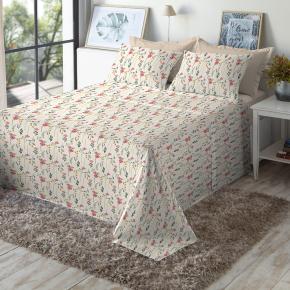Jogo de Cama Queen Size 130 Fios Fiori - Rebeca (7629)