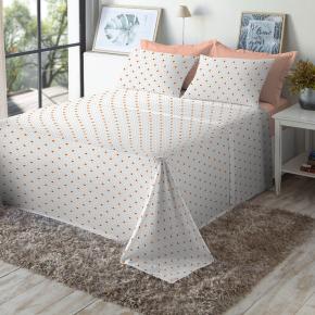 Jogo de Cama King Size 180 Fios Fiori - Lara (7817)