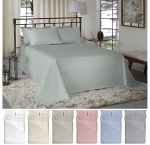 Jogo de Cama King Size Liso 300 Fios Nova América