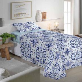 Jogo de Cama Solteiro 130 Fios Fiori - Rodrigo (7294-1)