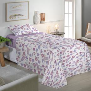 Jogo de Cama Infantil 150 Fios Fiori Solteiro  -  Helena (7685)